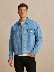 DAN FOX APPAREL Jacke 'Jakob' blau