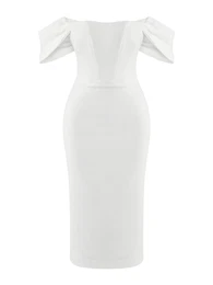Koktejlové šaty 'Dress' bílá