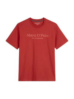 Marc O'Polo T-Shirt hellgrau/dunkelrot Marc O'Polo T-Shirt hellgrau/dunkelrot