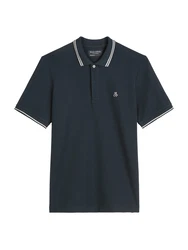 Marc O'Polo Poloshirt nachtblau/weiß