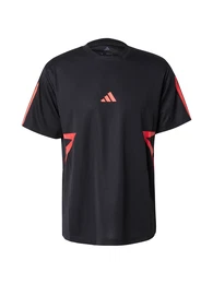 Sportshirt 'Tiro' rot / schwarz