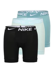 NIKE Underwear Sportunterhosen Boxer TRUNK 3PK türkis/petrol/schwarz/weiß