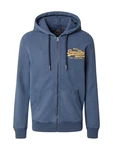 Superdry Sweatjacke marineblau/orange