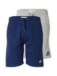 BLEND Shorts Junis enzian / graumeliert / weiß