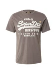 Superdry Rundhalsshirt VL WORKWEAR RELAXED TEE schwarz/weiß