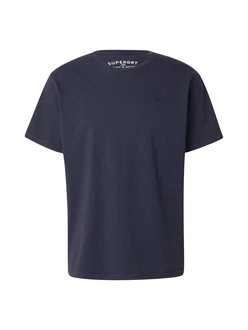 Superdry T-Shirt 'Essentials' marineblau Superdry T-Shirt 'Essentials' marineblau