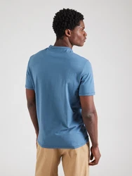 GUESS T-Shirt himmelblau/schwarz/weiß