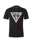 GUESS T-Shirt puder/schwarz/weiß