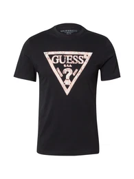 T-Shirt puder / schwarz / wei
