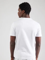 GUESS T-Shirt rauchblau/weiß/wollweiß