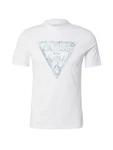 GUESS T-Shirt rauchblau/weiß/wollweiß