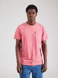 Superdry Rundhalsshirt Classic Essential Pocket Tee pastellrot