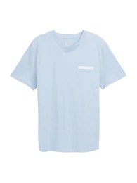 T-Shirt (OCS) hellblau / wei