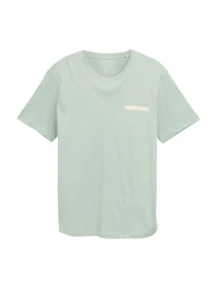 T-Shirt (OCS) hellbeige / pastellgrn