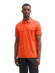 TOM TAILOR DENIM Poloshirt orangerot