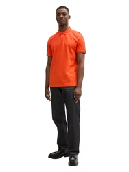 TOM TAILOR DENIM Poloshirt orangerot