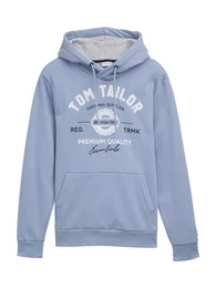 Sweatshirt hellblau / schwarz / wei