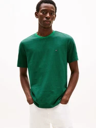 TOMMY HILFIGER T-Shirt 'Ess Seasonal' grn/schwarz