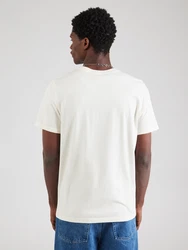 Superdry Rundhalsshirt VL WORKWEAR RELAXED TEE dunkelbraun/weiß