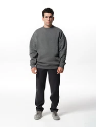 ABOUT YOU x Jaime Lorente Sweatshirt 'Ricardo' dunkelgrau