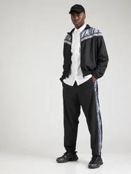 CARLO COLUCCI Sweatjacke Drassi Dunkelblau/Schwarz/Blau/Hellblau/Orange
