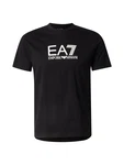 EA7 Emporio Armani T-Shirt schwarz/offwhite