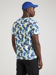 BLEND T-Shirt 'JAGGER' blau/marine/hellgrn/wei