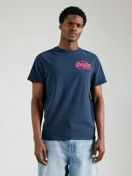 Superdry T-Shirt marine/pink