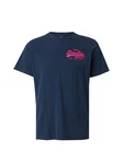 Superdry T-Shirt marine/pink