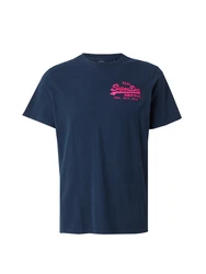 Superdry T-Shirt marine/pink