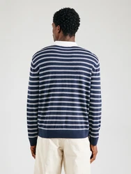 SELECTED HOMME Poloshirt SLHTRAY dunkelblau/weiß