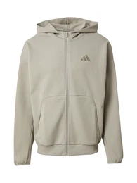 Sportsweatjacke beige