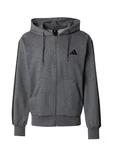 adidas Sportswear Sweatshirt 3S FL FZ HD graumeliert/schwarz/weiß