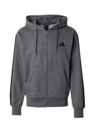 Sportsweatjacke graumeliert / schwarz / wei