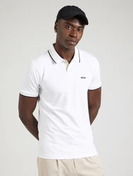 BOSS Poloshirt 'Paul' weiß