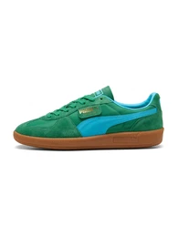 Sneaker 'Palermo' azur / gold / grn