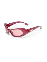 Sonnenbrille 'SPACEMAN' karminrot