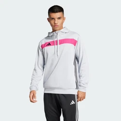 ADIDAS PERFORMANCE Sportsweatshirt 'Tiro 25 Essentials' hellgrau/pink/schwarz