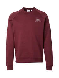 ADIDAS ORIGINALS Sweatshirt 'MOUNTAIN' ecru / burgunder / weiß