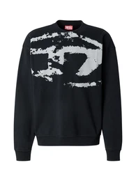 Sweatshirt 'BOXT-N5' hellgrau / schwarz