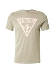 GUESS T-Shirt grn/orange/offwhite