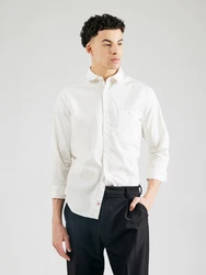REPLAY Hemd blutrot/offwhite