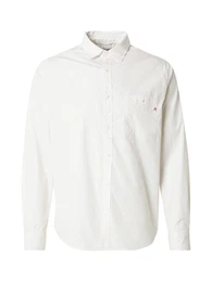Hemd blutrot / offwhite