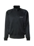 GUESS JEANS Sweatjacke schwarz/weiß