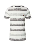 INDICODE JEANS T-Shirt 'Hernandez' grau/anthrazit/offwhite