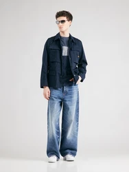 INDICODE T-Shirt 'Consin' navy/grau