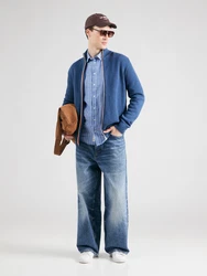 Kronstadt Strickjacke 'Erik' blau