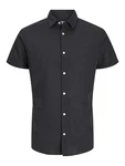 Jack & Jones Plus Hemd 'JJEBREEZE' schwarz
