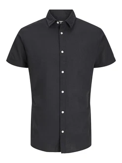 Jack & Jones Plus Hemd 'JJEBREEZE' schwarz