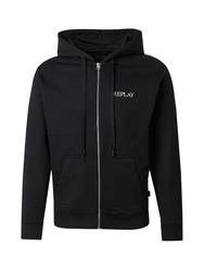 REPLAY Sweatjacke schwarz